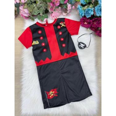 Imagem de Fantasia de Halloween para Meninos - Capitão Pirata Infantil - Fabulos