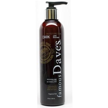 Imagem de Autobronzeador Famous Dave's Moisture Tan Dark com bronzeador - Famous