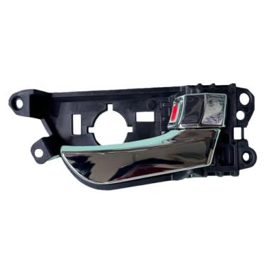 Imagem de Compatível com hyundai veloster 2011-2017 genuíno cromado maçaneta interna da porta dianteira ou traseira dentro 82610-2v000 82620-2v000(Front Left)