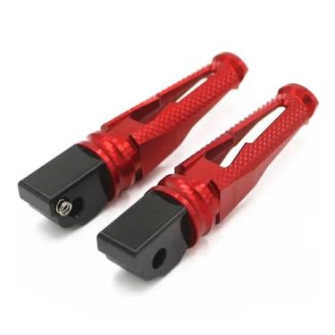 Imagem de Anti-derrapante Pedal De Apoio Para Os Pés Traseiro Para S1000RR S1000R S1000XR HP4 Pé Do Passageiro Atrás Descanso Para(Red)