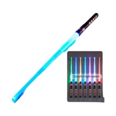 Imagem de Sabre De Luz Retrátil Infantil 7 Cores Com Efeitos Sonoros E Show De L