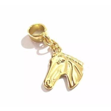 Imagem de Berloque Country Cavalo Folheado a Ouro 18k - Milena Folheados