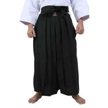 Imagem de Kimono Hakama De Aikido Preto Em Tecido Brim - Shizen Kimonos-Unissex