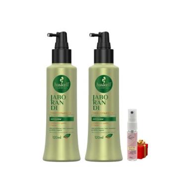 Imagem de Kit 2 Tonico Jaborandi 120ML Haskell + Presente Lourre 15ml