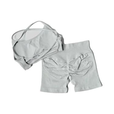 Imagem de Sutiã Esportivo Feminino Com Efeito Levanta Bumbum, Secagem Rápida, Co