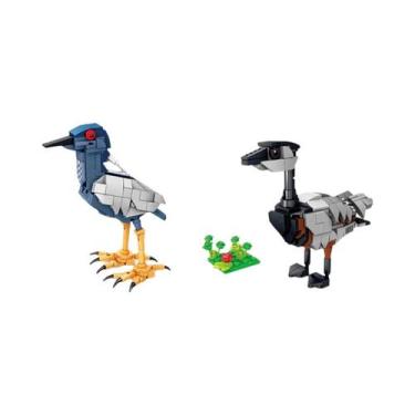 Imagem de Conjunto De Blocos De Montar De Animais Em 3D, Decoração De Mesa Reali