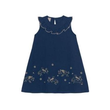 Imagem de Vestido infantil menina de passarinhos Mundi-Feminino