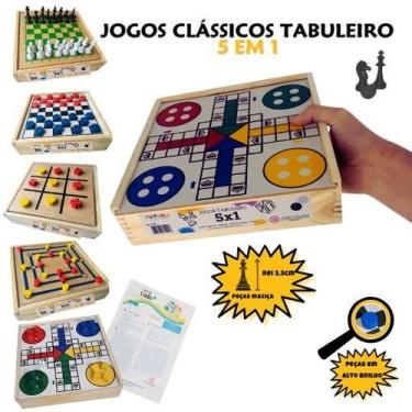 Imagem de Jogos De Tabuleiro Xadrez Damas Ludo Trilha Jogo Da Velha - sonho de c