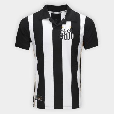 Imagem de Camisa Polo Santos 2010 Listrada Retrômania Masculina-Masculino