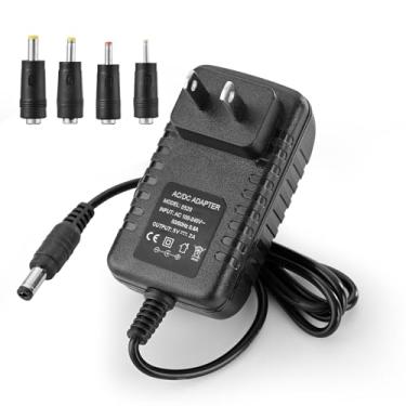 Imagem de Bccxzm Cabo de alimentação de substituição para toca-discos, cabo de alimentação CC 5V compatível com VSC-550BT Vintage 3-Speed