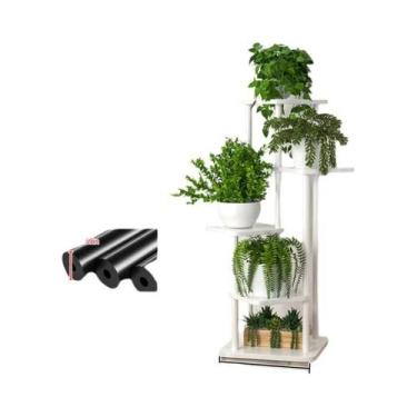 Imagem de Suporte De Madeira Para Plantas Com 4/5/6 Níveis, Prateleira Para Flor