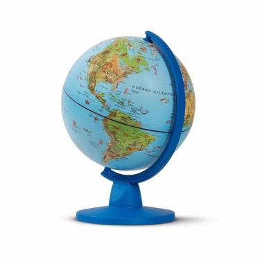 Imagem de Mini Globo Terrestre Safari Com Luz 16cm - Tecnodidattica