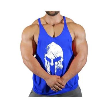 Imagem de Colete Masculino Sem Mangas Para Fitness E Corrida, Cor Sólida, Respir