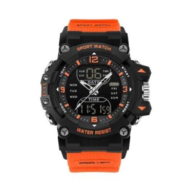 Imagem de Relógio Esportivo Digital Multifuncional À Prova d'Água Com Display Du