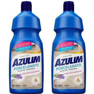 Imagem de Limpa Porcelanato 750ml 2 unidades Azulim