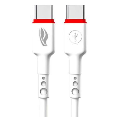 Imagem de Cabo Usb Tipo-c Para Tipo-c C3tech, 1 Metro, Corrente 3a, Carregamento Rápido, Revestid...