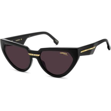 Imagem de Óculos de Sol Carrera Victory C20S 807 57K2 Preto Feminino - Preto - Feminino - Único-Feminino