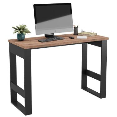 Imagem de Mesa Para Computador Estilo Industrial 115cm Chess F04 Preto-solanum - Mpozenato