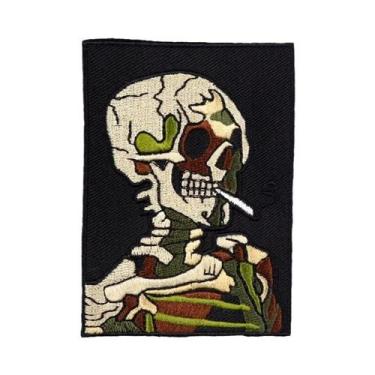 Imagem de Patch Bordado Estilo Punk Para Motocicleta, Termocolante Para Roupas, 