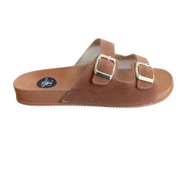 Imagem de Sandália Feminina Casual de Fivela Confortável Leve Macia - Florentino