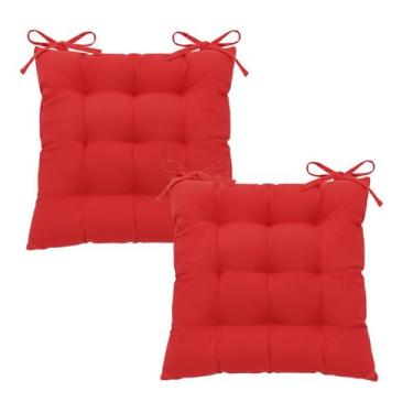 Imagem de Kit Futton 2 unidades 40x40cm Macio C/Diversas Cores Futon Para Cadeir