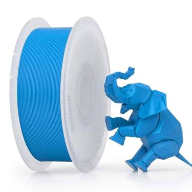 Imagem de Filamento PLA Básico Bambu Lab para Impressora 3D Azul Ciano  1Kg 1.75mm