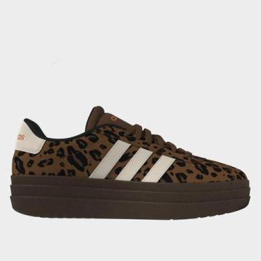 Imagem de Tênis Adidas Vl Court Bold Feminino, Marrom, 35