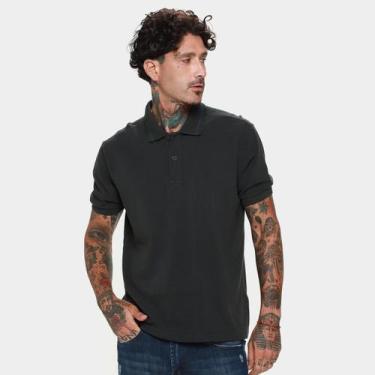Imagem de Camisa Polo Ellus Casual Masculina, Verde escuro, M