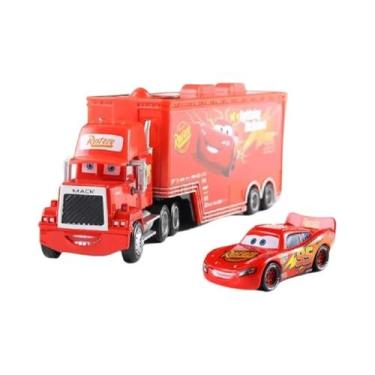 Imagem de Carrinhos De Brinquedo Disney Pixar Carros 95 Lightning McQueen E Mack