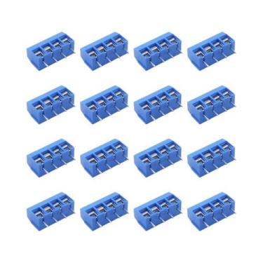 Imagem de Kit De Conectores De Bloco Terminal PCB Com Passo De 5.0mm, 2P 3P, Par