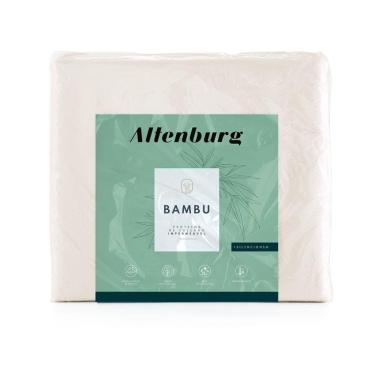 Imagem de Protetor De Colchão Casal Altenburg Bambu Com Elástico Impermeável Branco