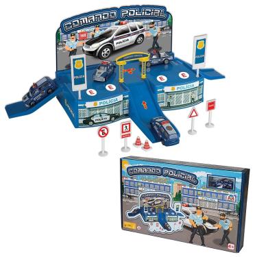 Imagem de Posto De Comando Policial Com Carrinho Miniatura - Braskit