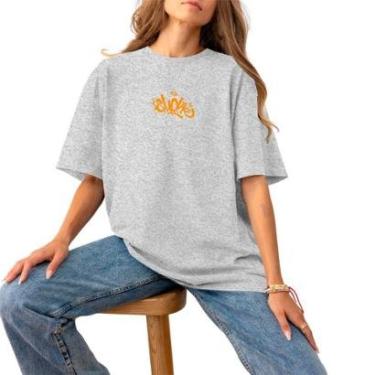 Imagem de Blusa Feminina Plus Size Estampada Algodão Moda Slim Premium T-Shirt Snoke-Feminino