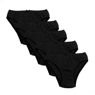 Imagem de Kit 10 Calcinhas Tangas Juvenil Mocinha Menina 100% Algodão Atacado Re