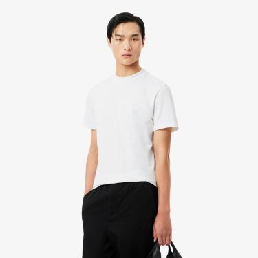 Imagem de Camiseta Lacoste Piqué Com Marca De Jacquard Masculina-Masculino