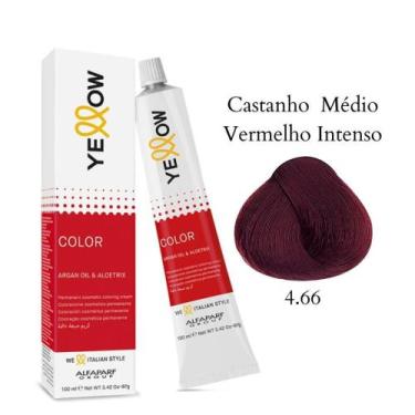Imagem de Coloração Profissional Yellow 4.66 Alfaparf 60ml