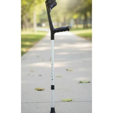 Imagem de Muleta Canadense Ajustável Alumínio 130kg - Mobilidade Segur - Congrat