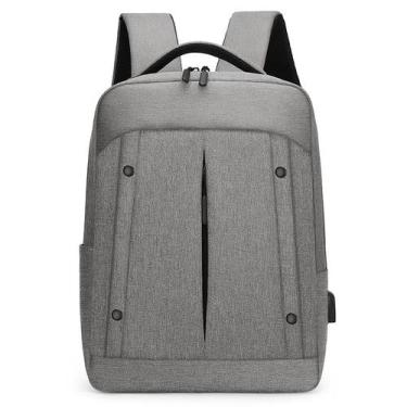 Imagem de Mochila Masculina Para Notebook Acabamento Fino - Zafin, Cinza