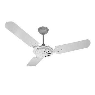 Imagem de Ventilador de teto comercial motor grande 150w ventex, Branco, 220V