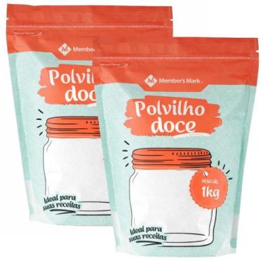 Imagem de Kit 2 Sacos Polvilho Doce Members Mark 1kg  Ideal para Receitas Leves 