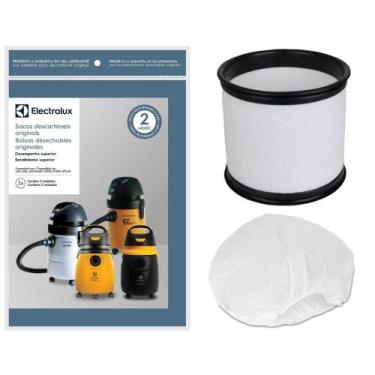 Imagem de Kit Sacos, Filtro e Touca P/Gt3000 Fab Após 2010 Electrolux