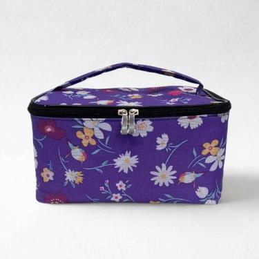 Imagem de Kit Frasqueira Necessaire Maleta para Maquiagem Esmalte Remédio Femini