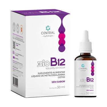 Imagem de Bio B12 Solúvel em Água Sem Sabor 30ml Central Nutrition