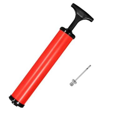 Imagem de Bomba Encher Bola Volei Futebol Basquete + Bico - RT