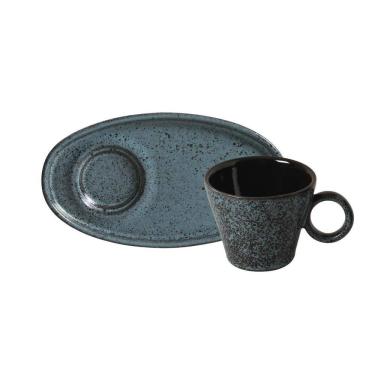 Imagem de Conjunto com 6 Xícaras de Café Neo com Pires Oval Night Sky 110ml