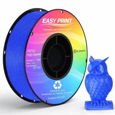 Imagem de Filamento Petg 1,75MM Para Impressão 3d Rolo 1kg Easy Print 3d Premium