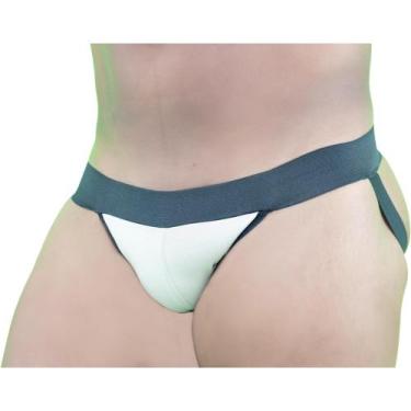 Imagem de Jockstrap Cueca Bumbum Livre - Carolina Wuyk, Bege, GG,  Masculino
