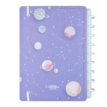 Imagem de Caderno Inteligente Disco Purple Galaxy Gocase Escolar A5 - CI