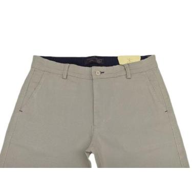 Imagem de Calça Sarja Masculina Esporte Fine Modelagem Regular 3006 Bolso faca -