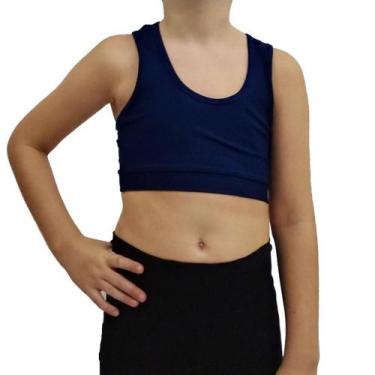 Imagem de Top Ritmus Fitness Academia Sem Bojo Suplex Infantil, Gg, Marinho